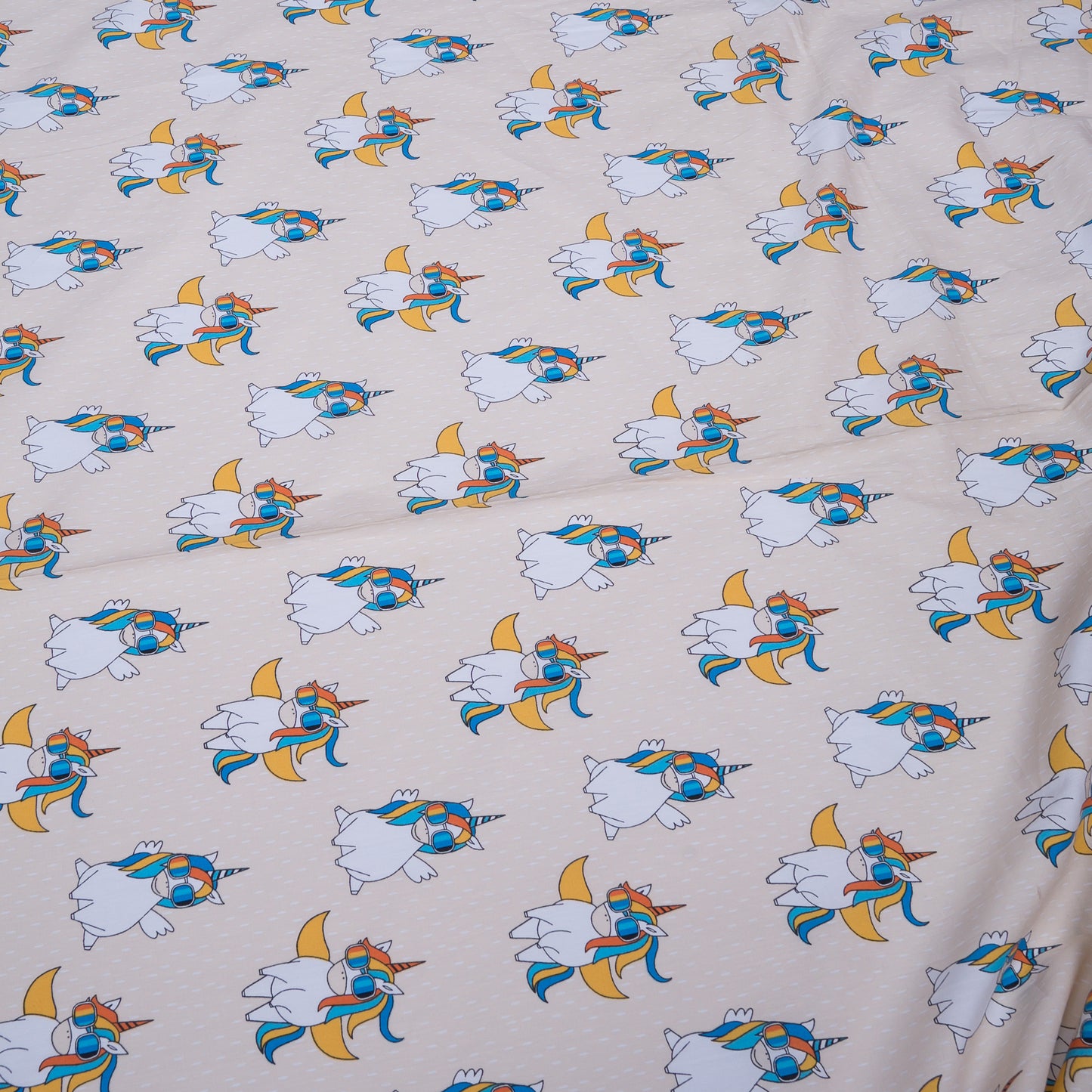 Multi Color Unicorn Cotton Print