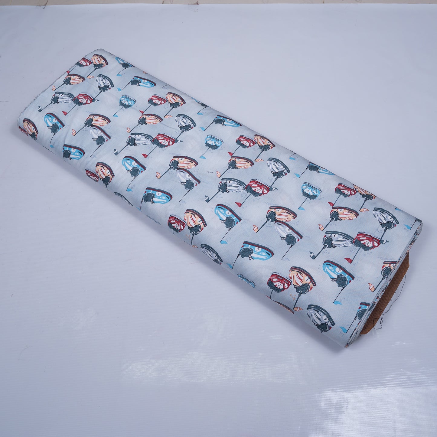 Multi Color Bumper Car Cotton Print