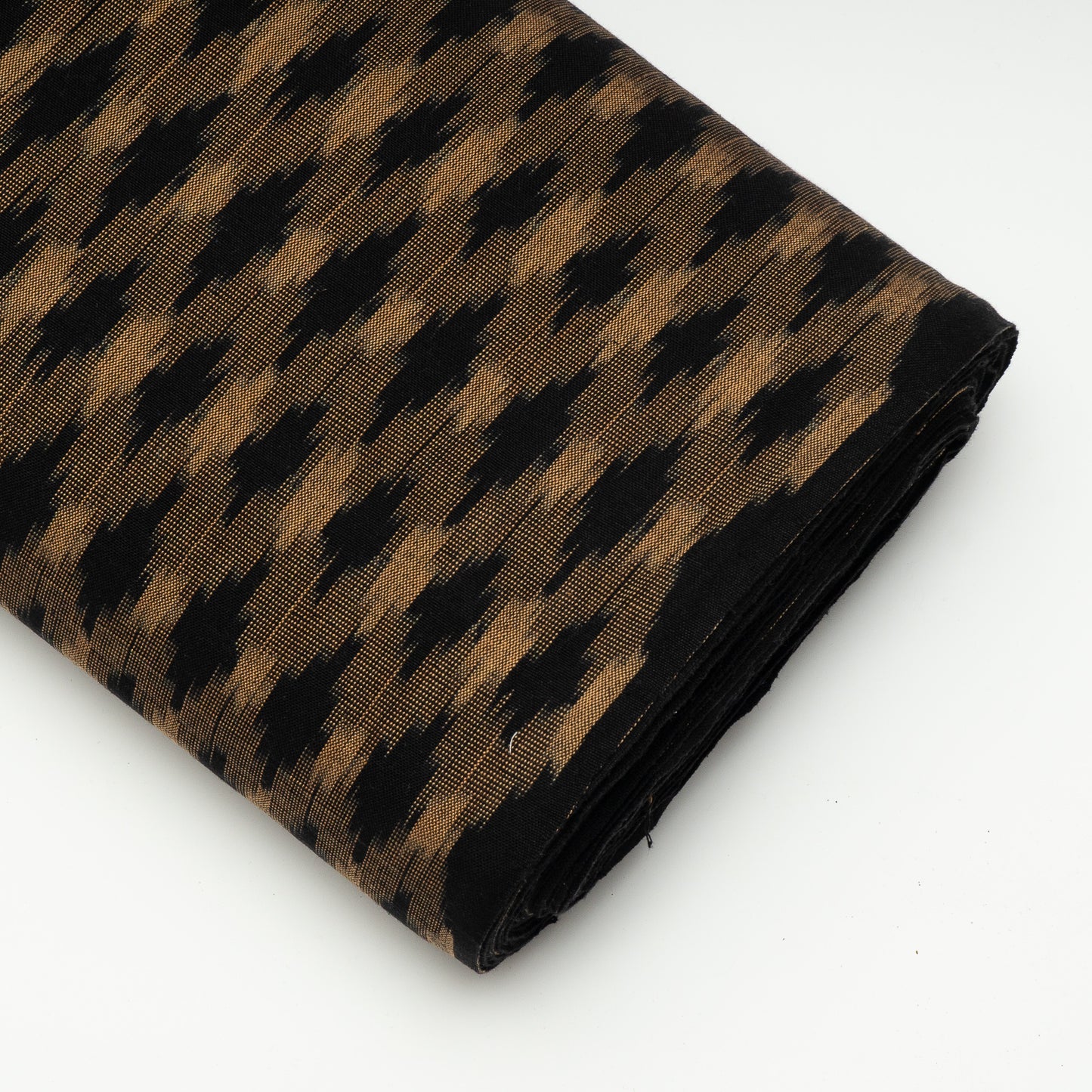 Brown & Black Thick Cotton Handloom Ikat (Sku: IKK-531)