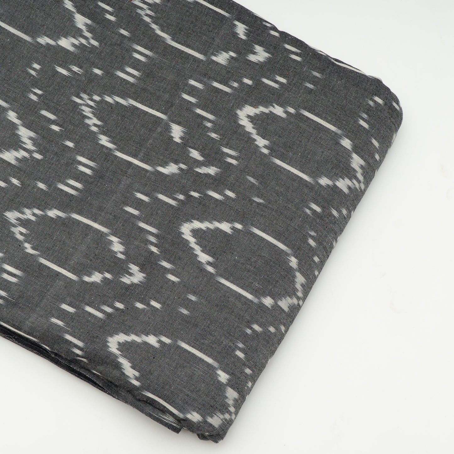 Silver Cotton Handloom Ikat (Sku:I-826)
