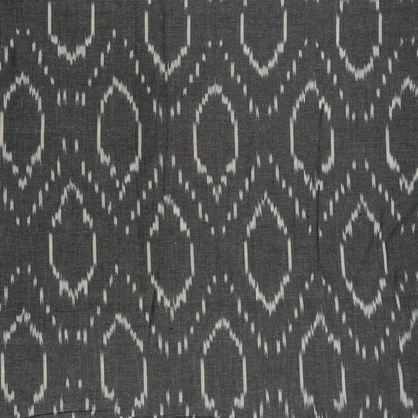 Silver Cotton Handloom Ikat (Sku:I-826)