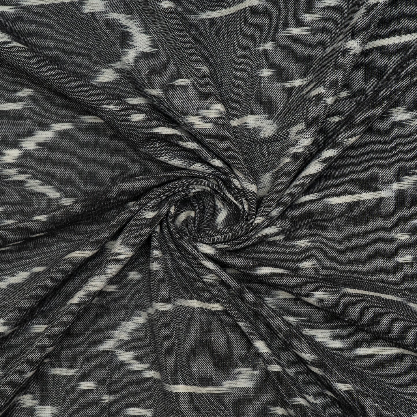 Silver Cotton Handloom Ikat (Sku:I-826)
