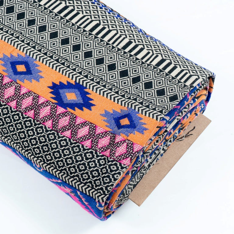 Multi Cotton Jacquard Fabric (Sku: JDD-82)