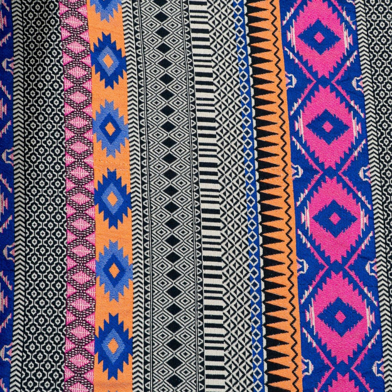 Multi Cotton Jacquard Fabric (Sku: JDD-82)