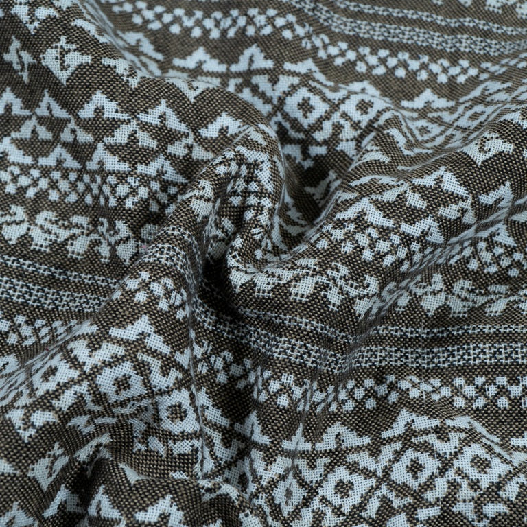 Brown Cotton Jacquard (Sku: JDD-236)
