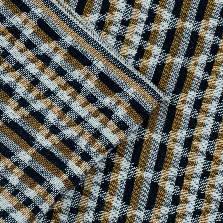 Brown Cotton Blend Jacquard (Sku: J-388)