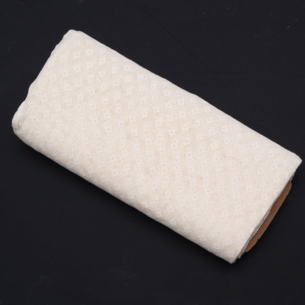 Small Floral Dyeable Cotton Net (SKU: N-98)