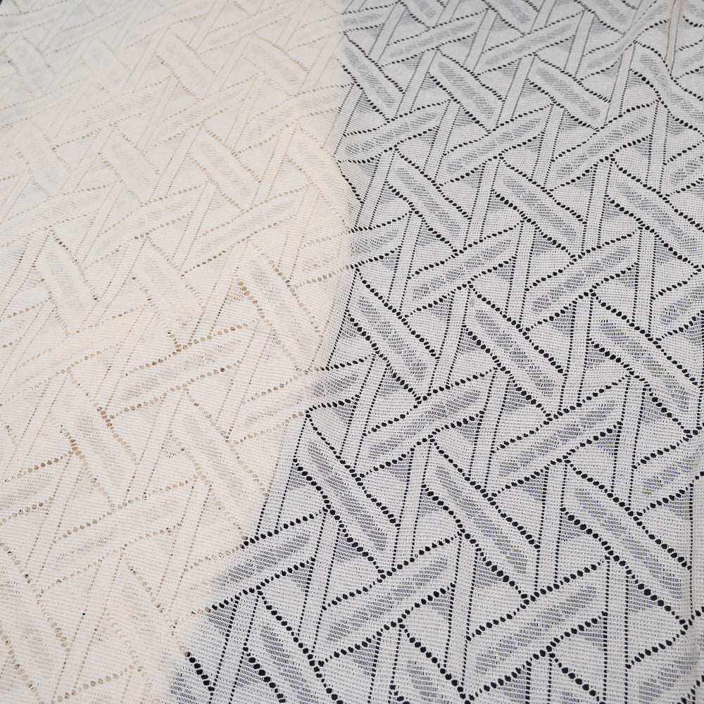 Triangle Design Dyeable Cotton Net (SKU: N-100)