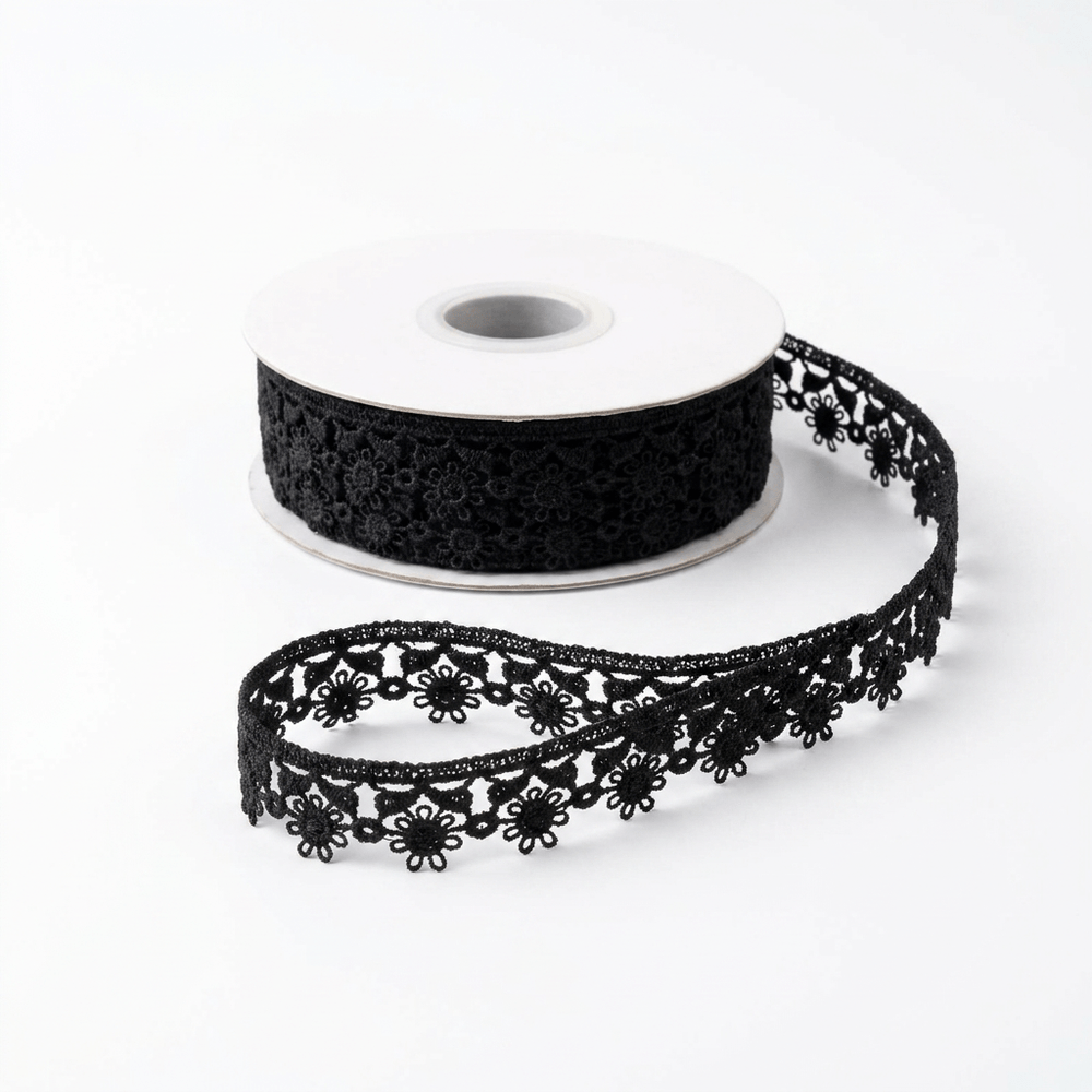 Black Polyester Lace Set of 5 Meter | B-13