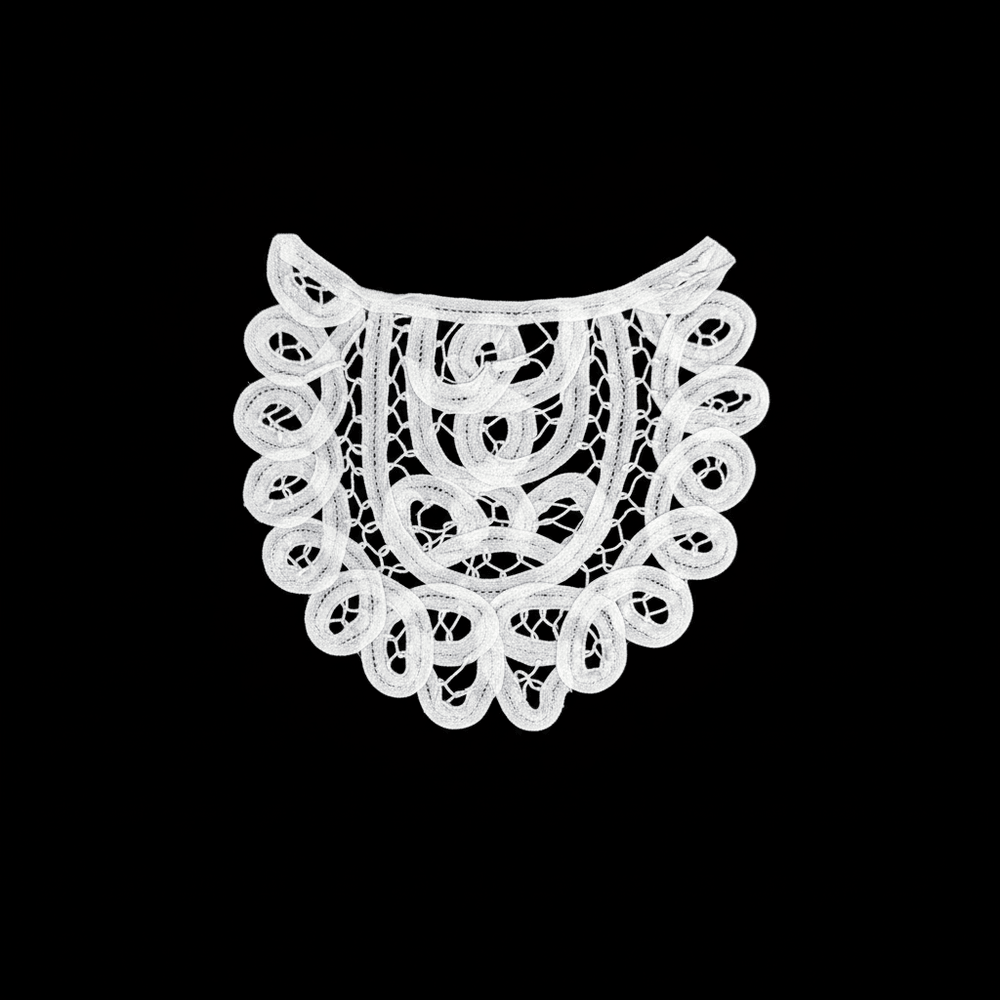 White Dyeable Cotton Batten Berg Patch (Width : 7 inch & Lenght : 6 inch)