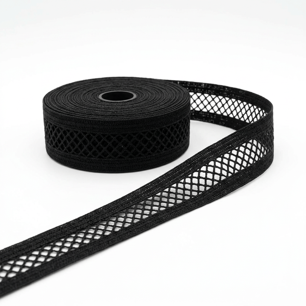 Black Polyester Lace Set of 5 Meter | B-43