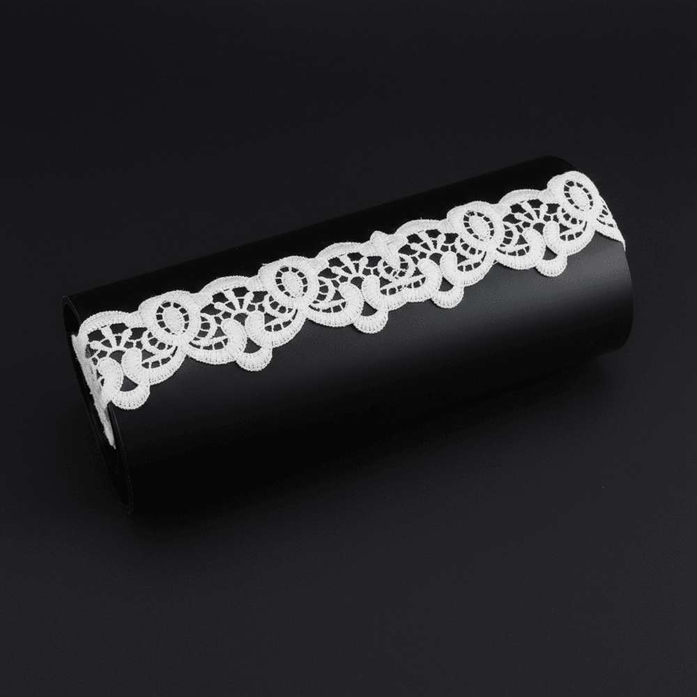 White Cotton Dyeable Chemical Lace (Width : 2 Inch & Sku: Ch-90)