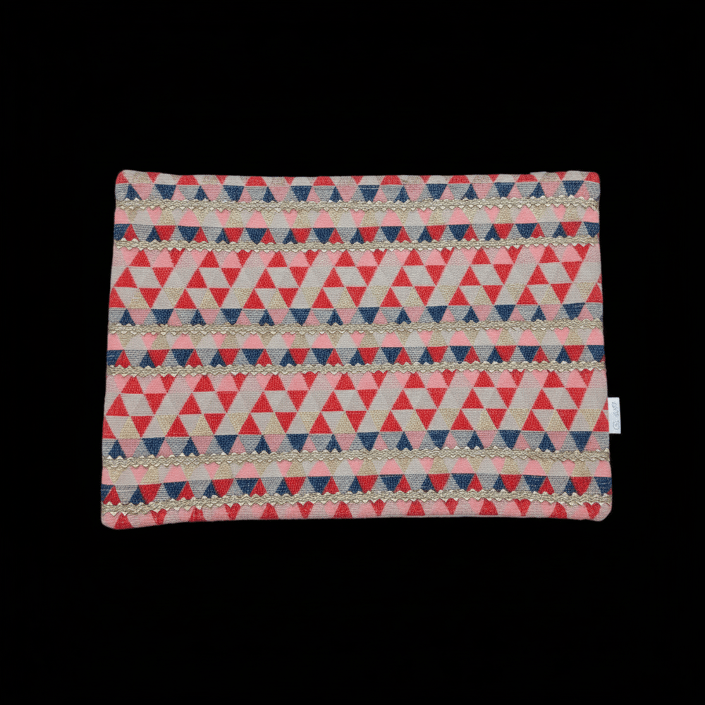 Multicolor Cushion Cover (12 Inch x 16 Inch )