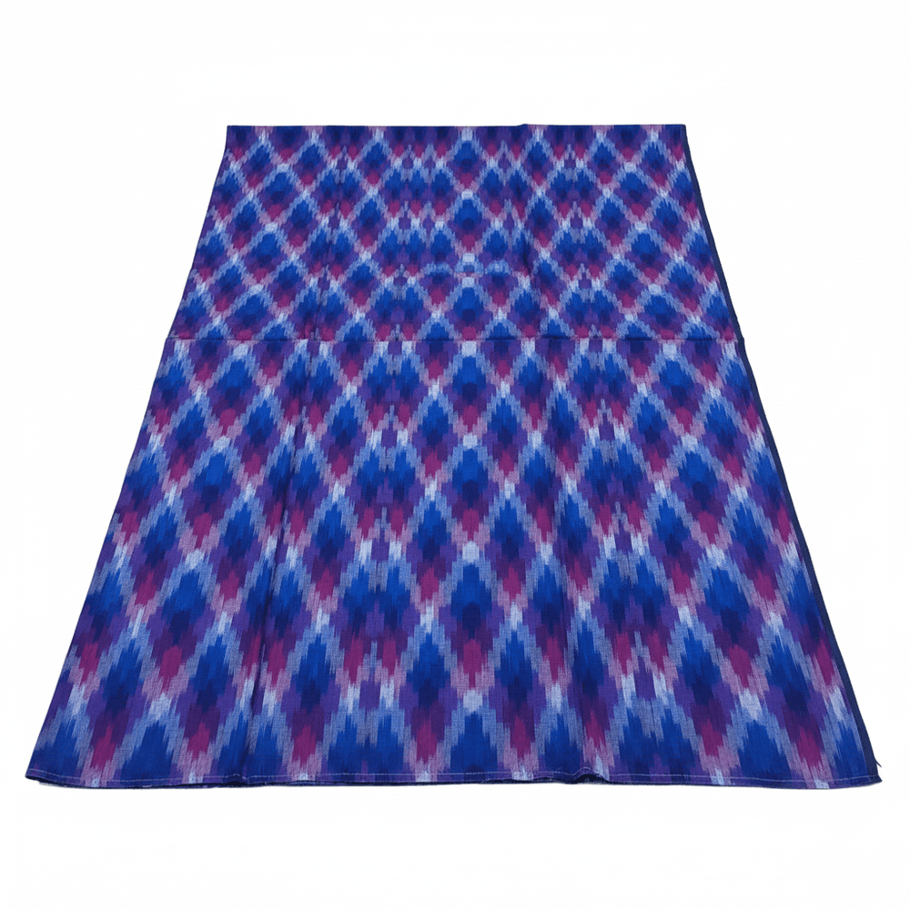 Multicolor Fine Quality Handloom Cotton Ikat |