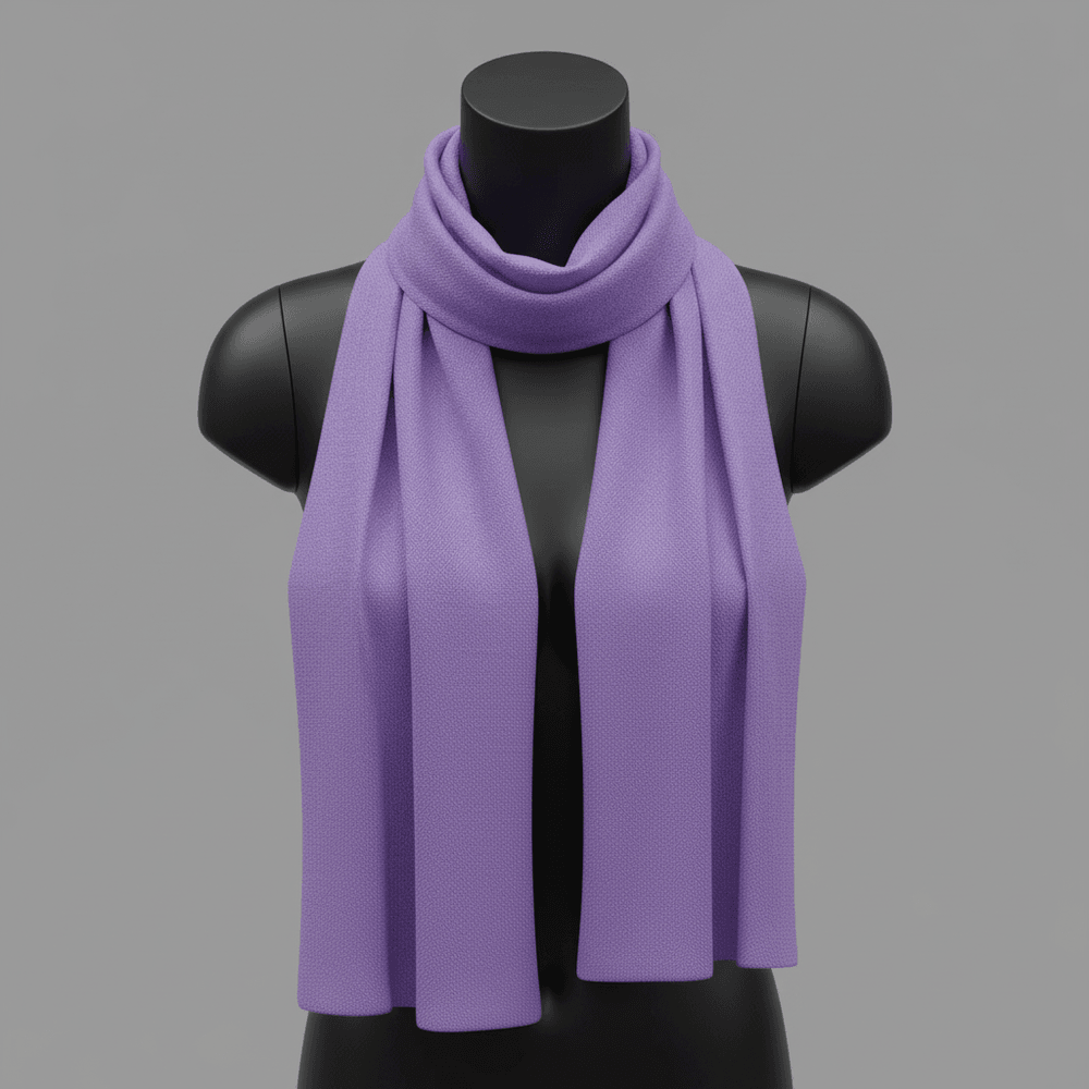 Wool Premium Quality Purple Stole