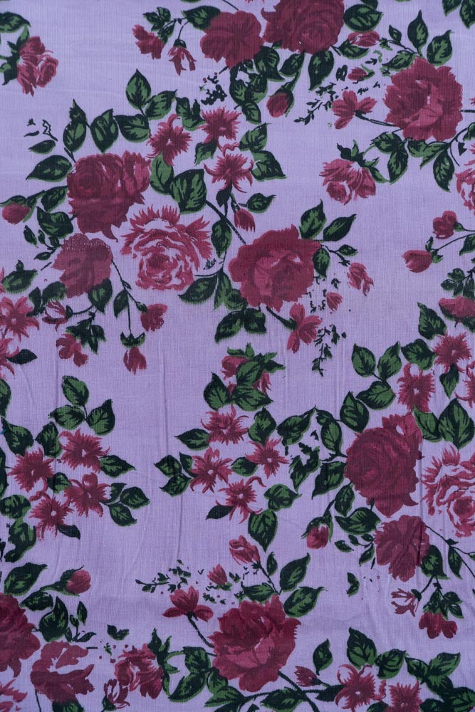 Floral Corduroy Thick Cotton Print