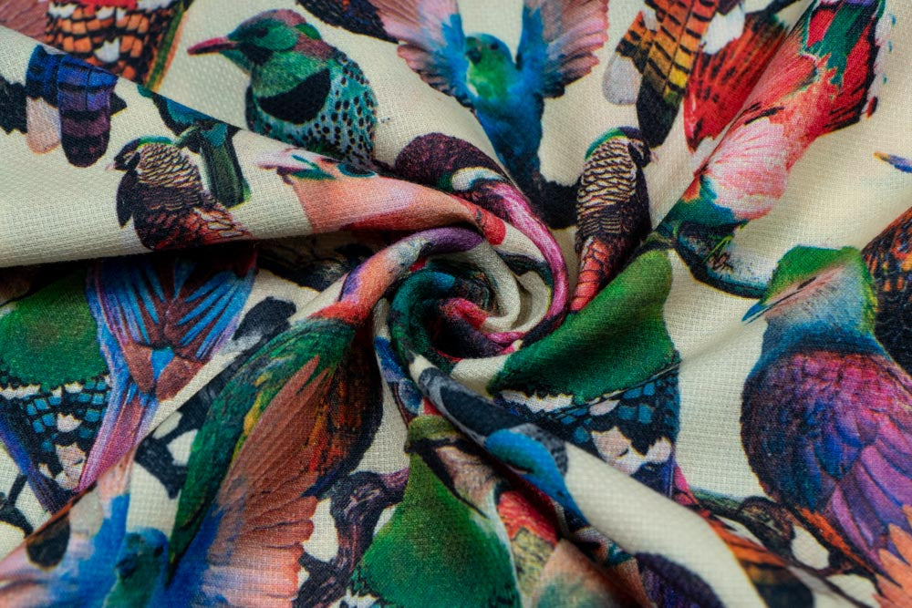 Multi Color Animal Spun Digital Print
