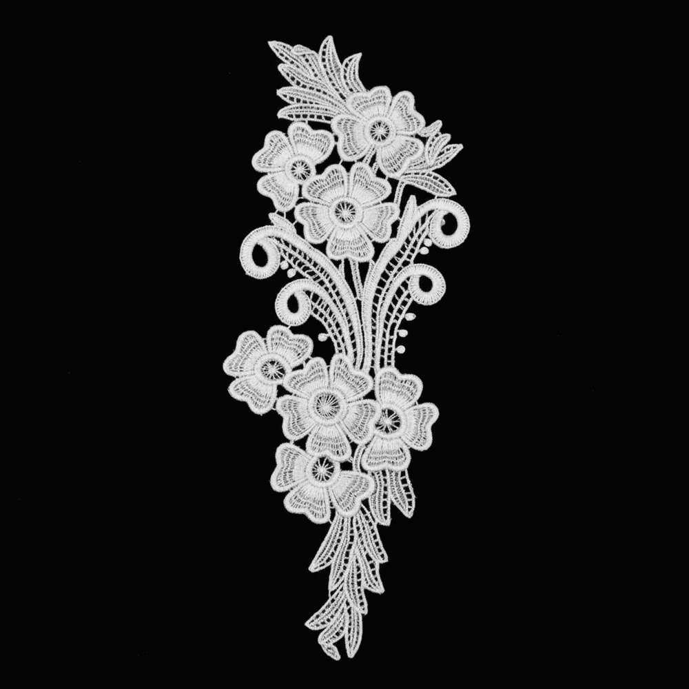 Off White Dyeable Cotton Chemical Patch ( Lenght : 8 Inch & Width : 2.5 Inch )