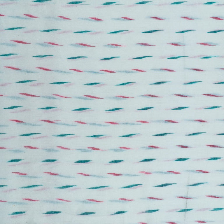 Multi Color Linen Cotton Blend Ikat (Sku: F-39)