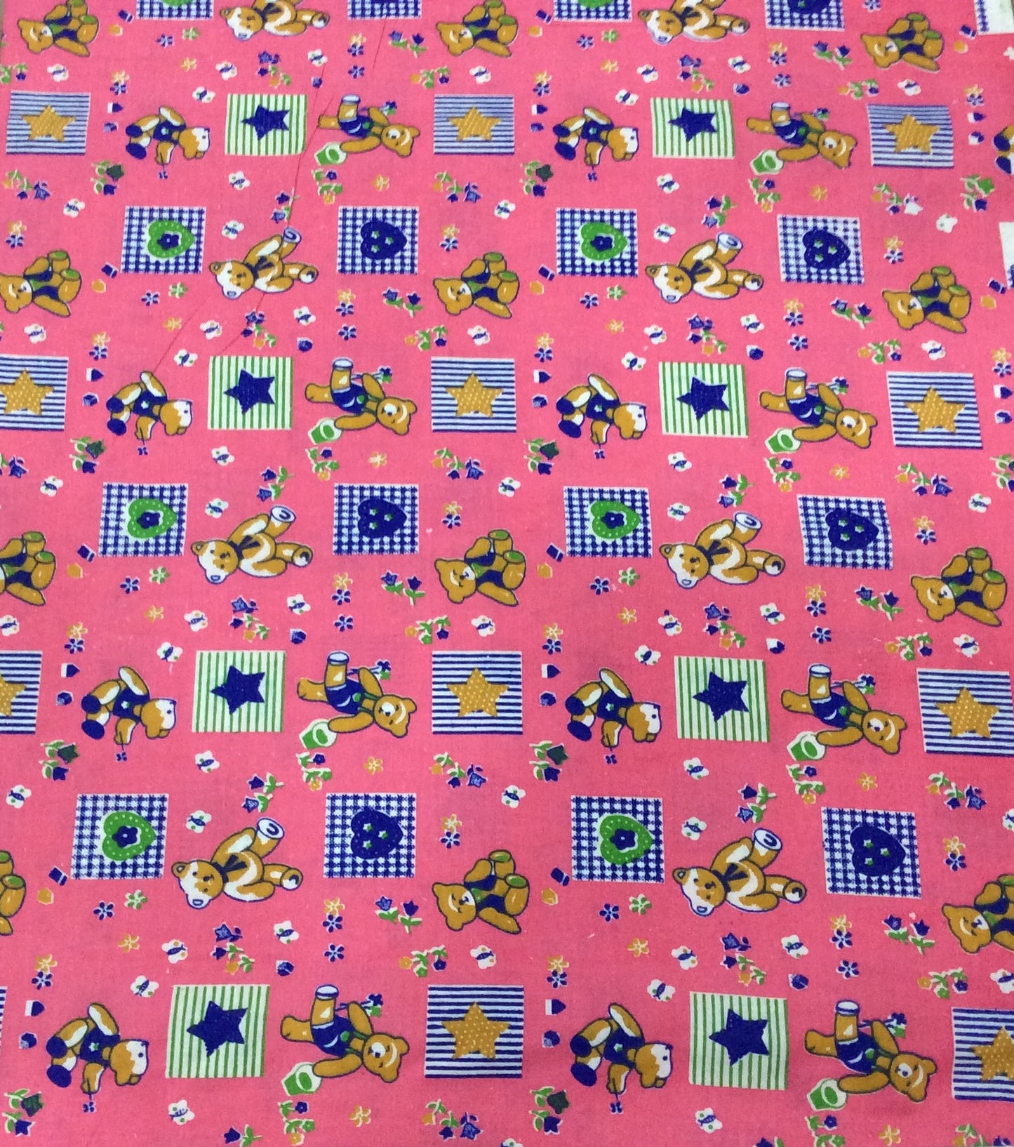Pink Rayon Print Fabric