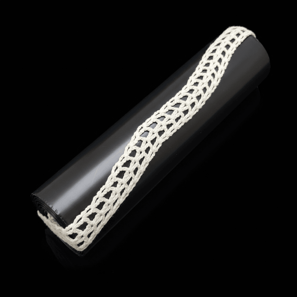 Off White Dyeable Cotton Hand Crochet Lace (Width : 2 cm)