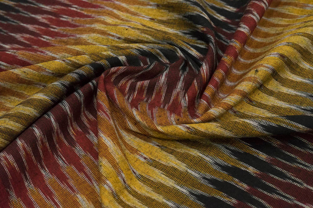Multi Color Cotton Handloom Ikat (Sku: I-797)