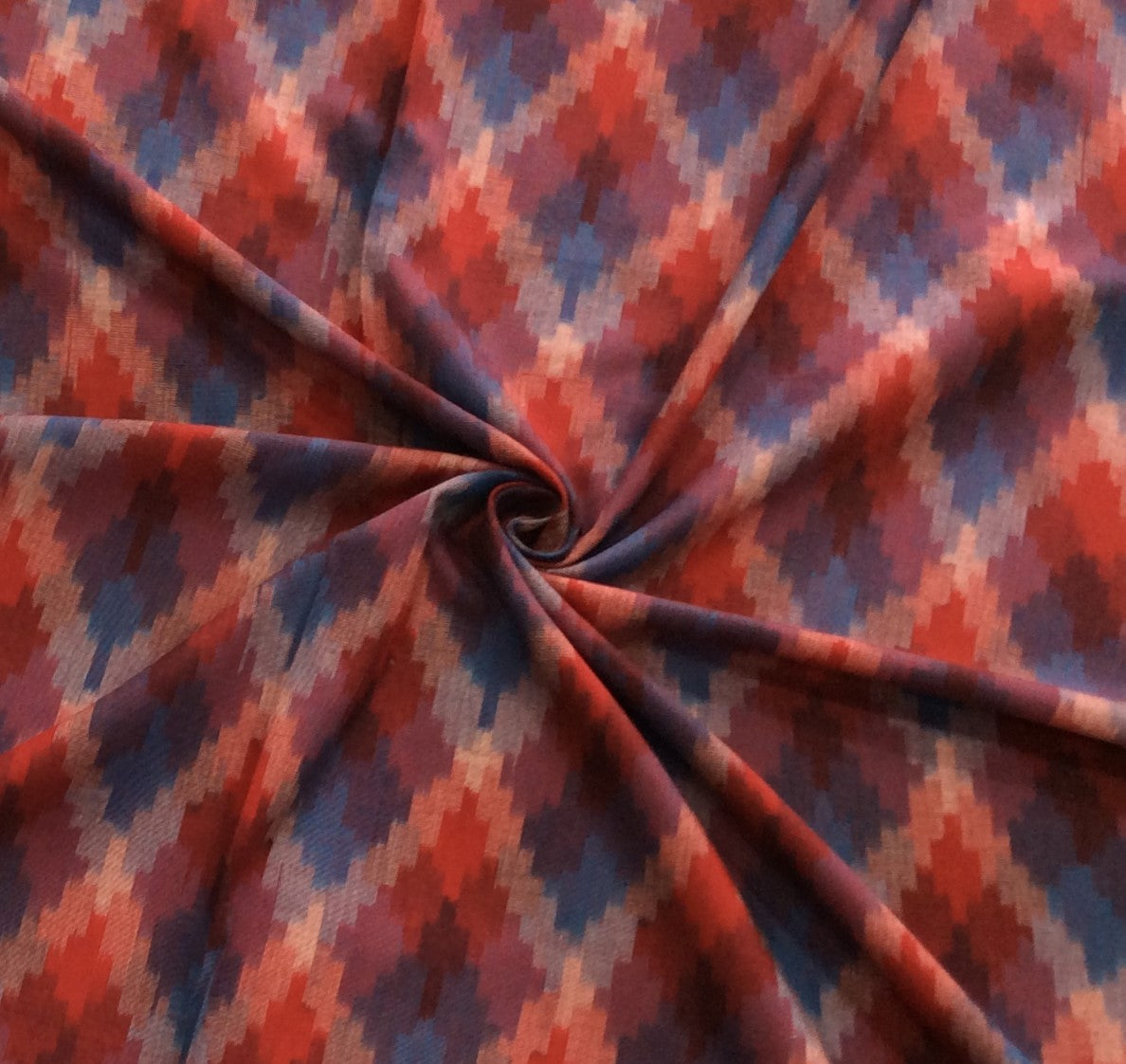Multicolor Fine Cotton Handloon Ikat (SKU: IK-158)