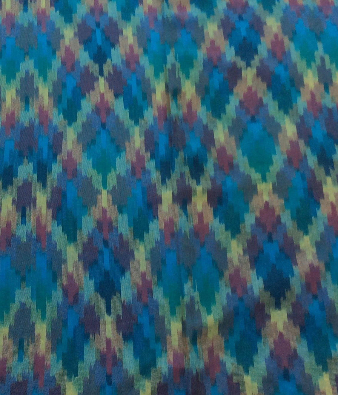 Multicolor Fine Quality Cotton Handloom Ikat (SKU: IK-291)