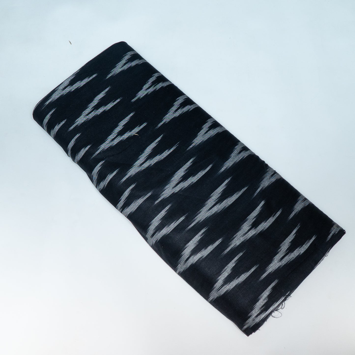 Black & Grey Design Cotton Ikat Fabric for Dress Material Fabric for Dress Material | Width: 44"