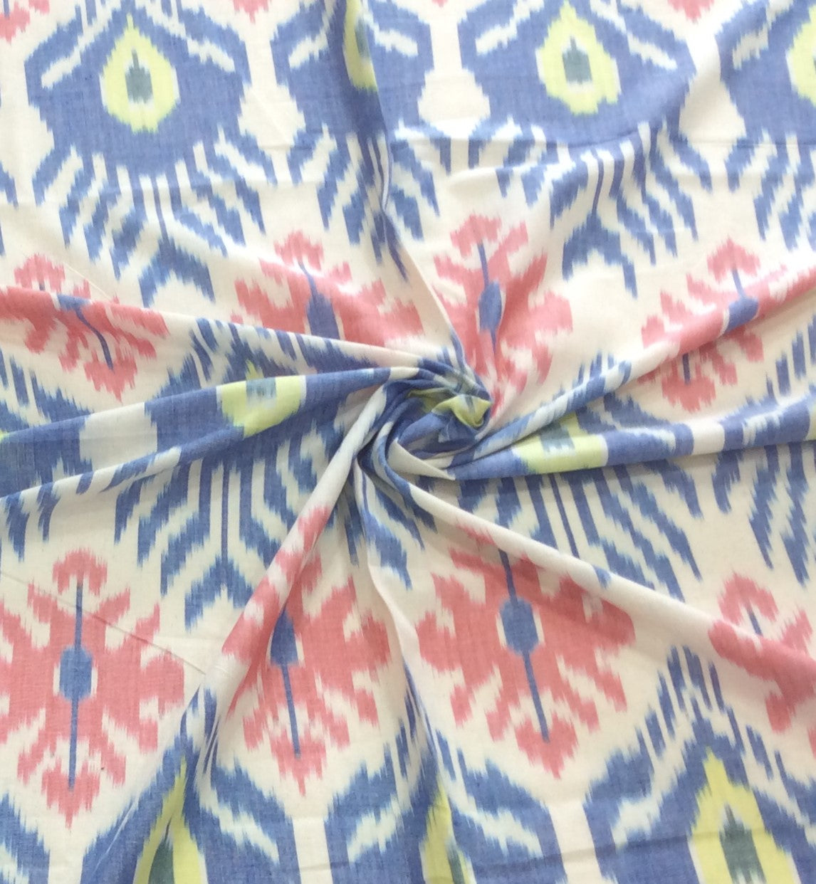 Multicolor Fine Quality Cotton Handloom Ikat (SKU: IK-459)