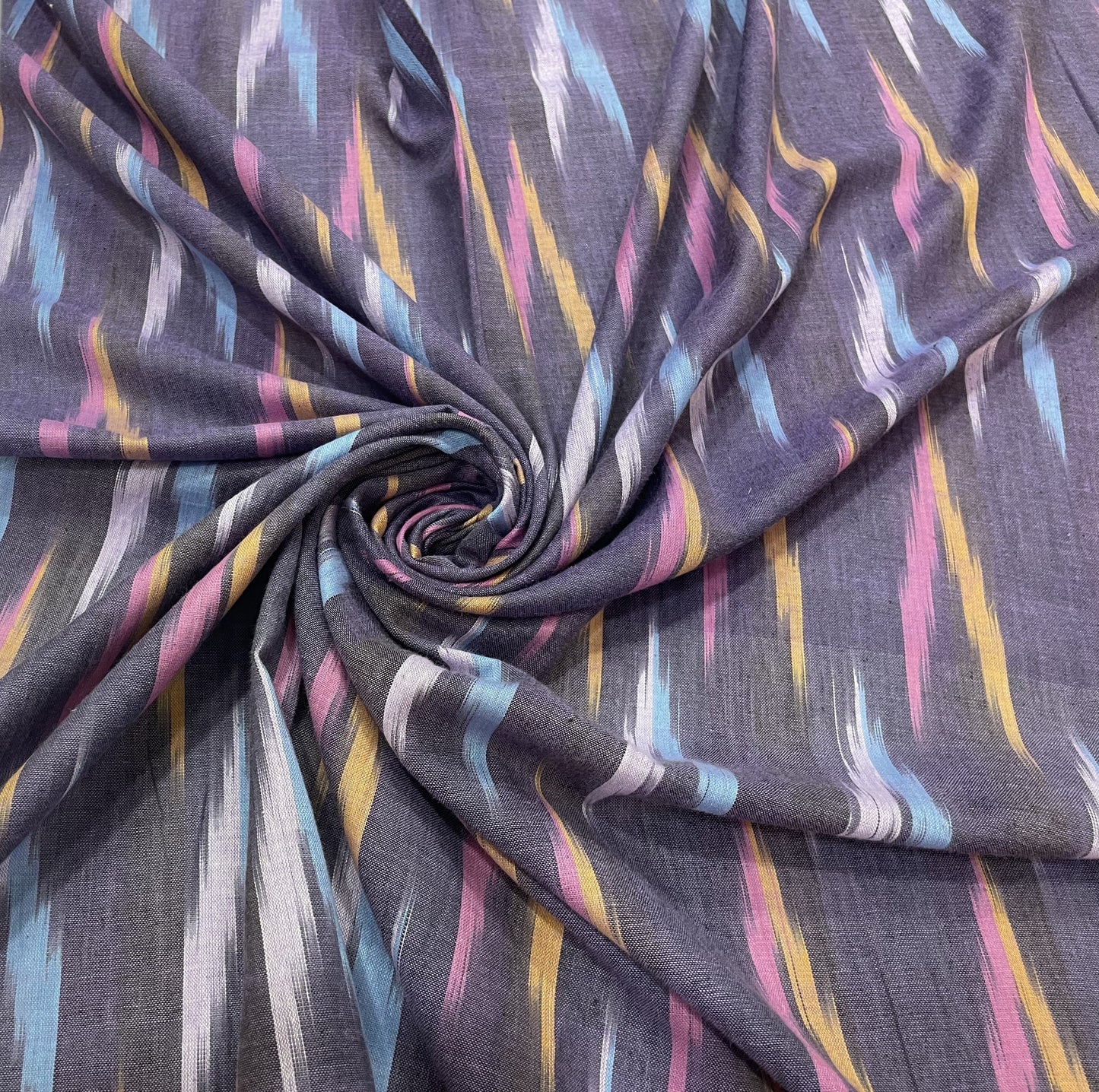 Blue Cotton Handloom Ikat (Sku: I-781)