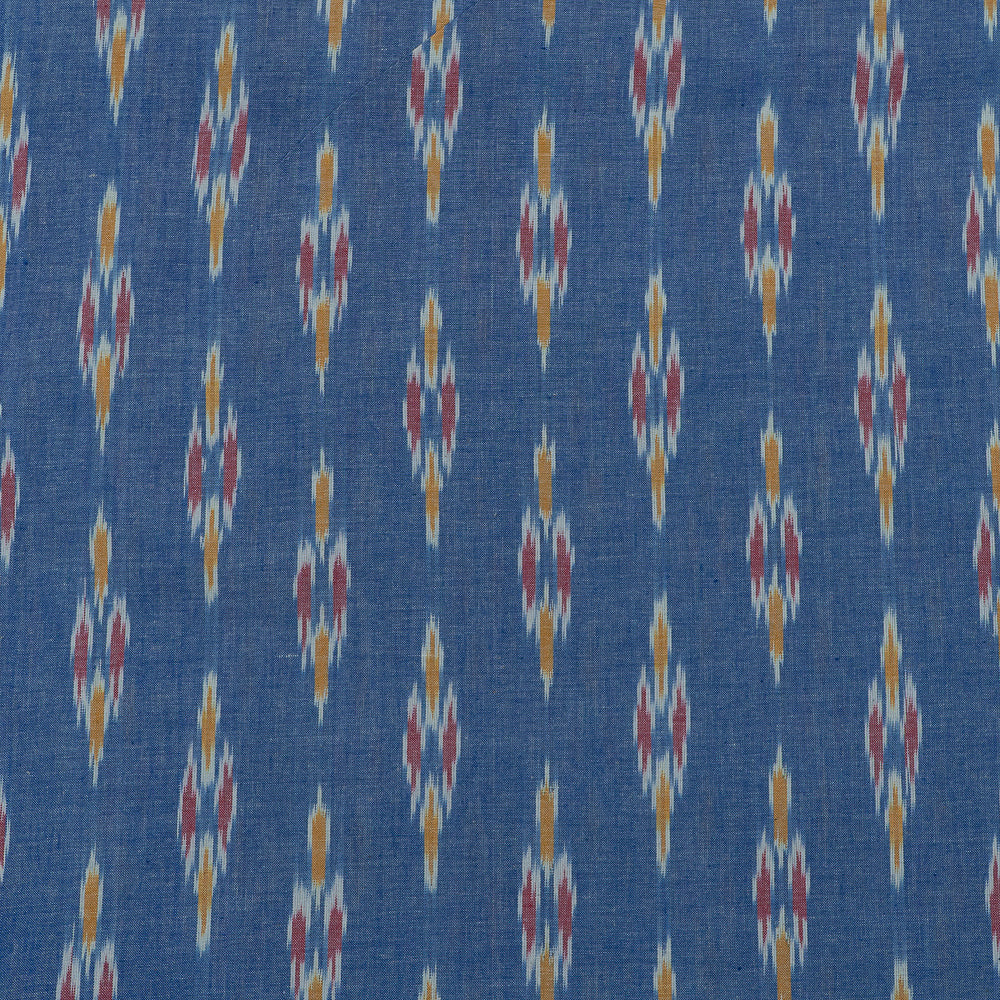 Multi Color Fine Quality Cotton Handloom Ikat (Sku: IKK-468)