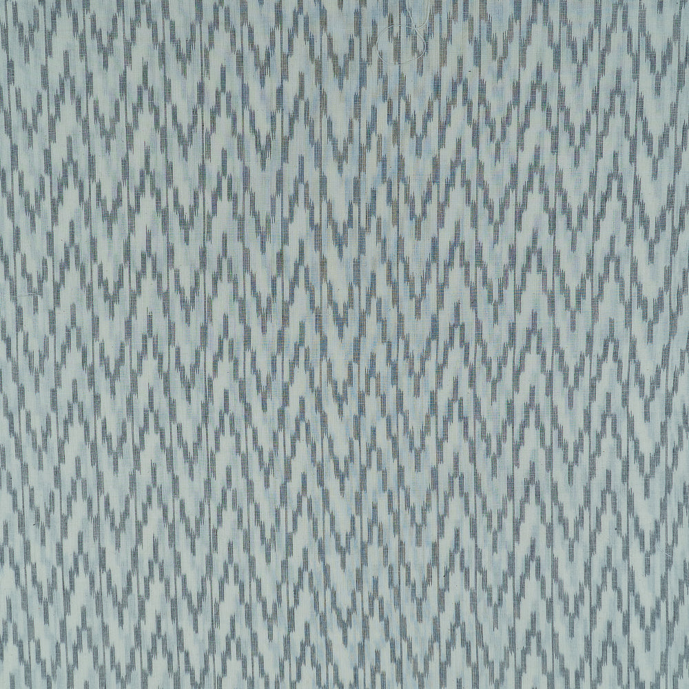 Grey & White Fine Quality Cotton Handloom Ikat (Sku: IKK-480)