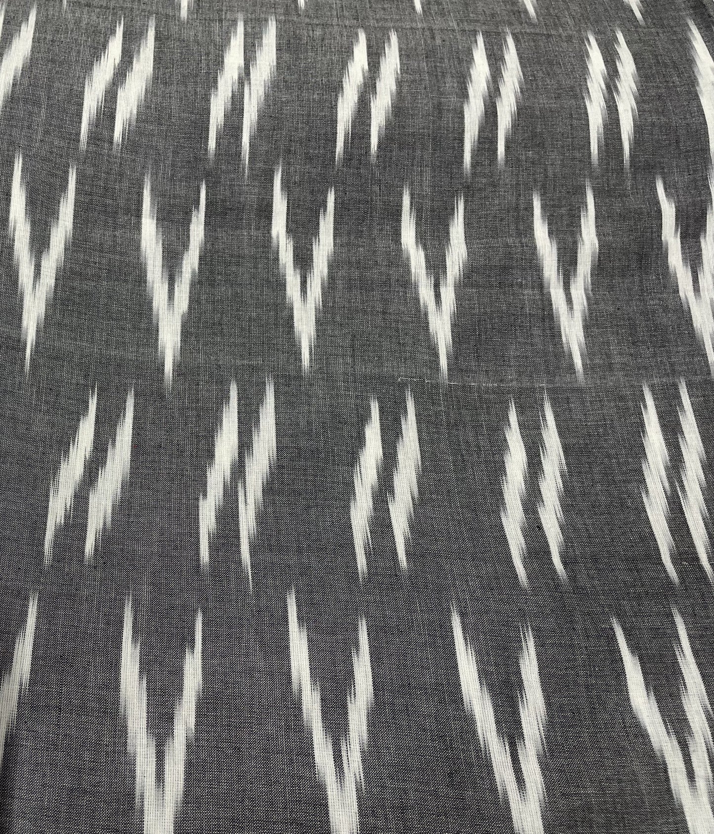 Gray Cotton Handloom Ikat (Sku: IK-414)