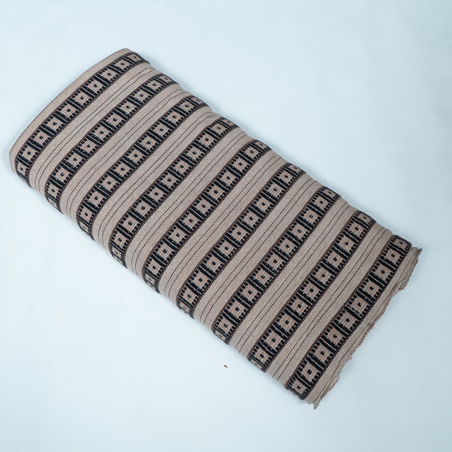 Black & Beige Cotton Blend Jacquard | SKU: J-114