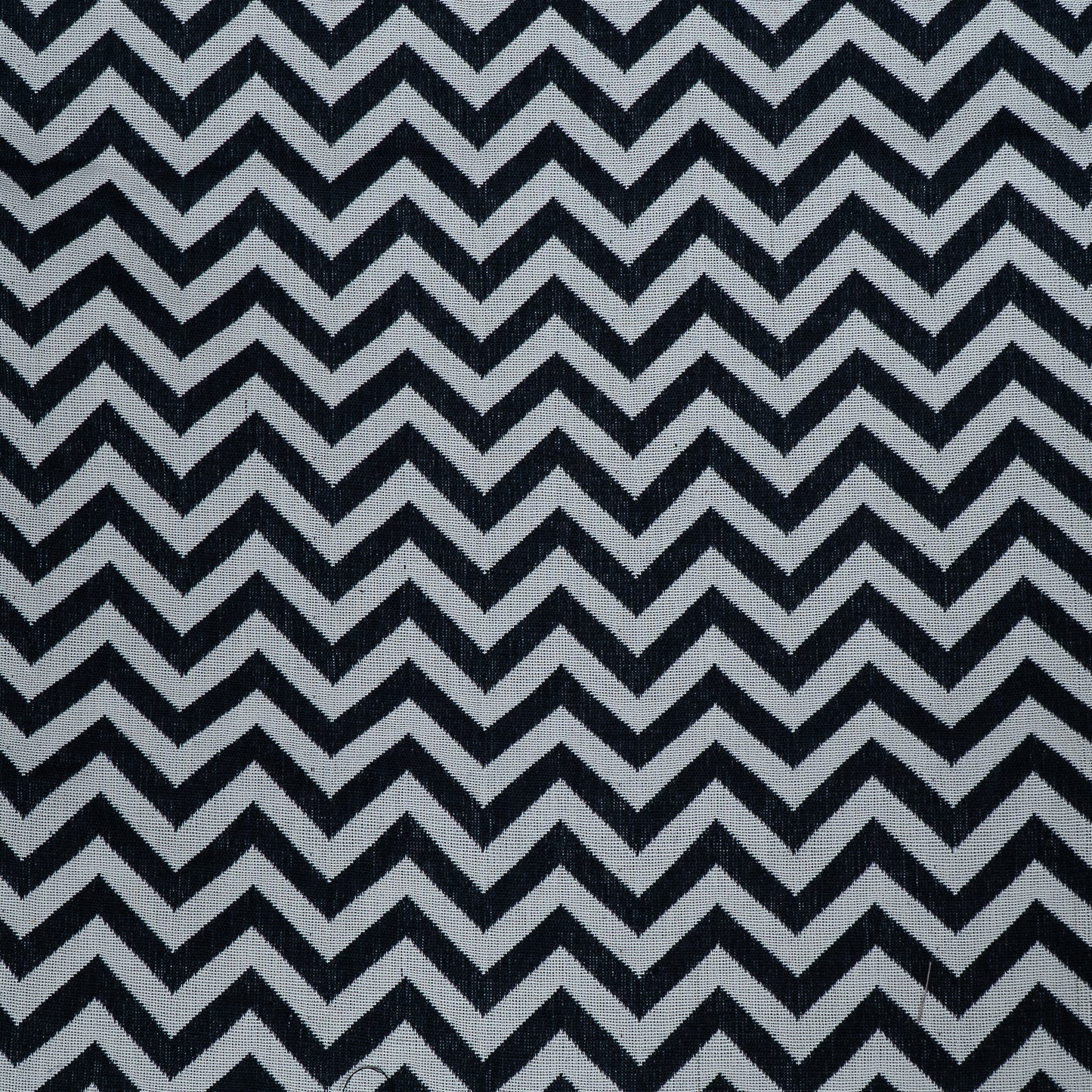 Black & White Chevron Cotton Jacquard (Sku: J-147)
