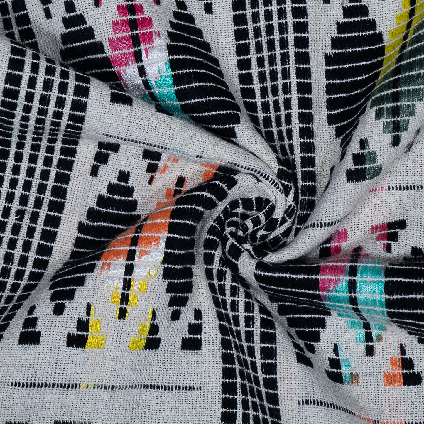 Multi Color Cotton Acrylic Blend Jacquard (Sku: J-20)