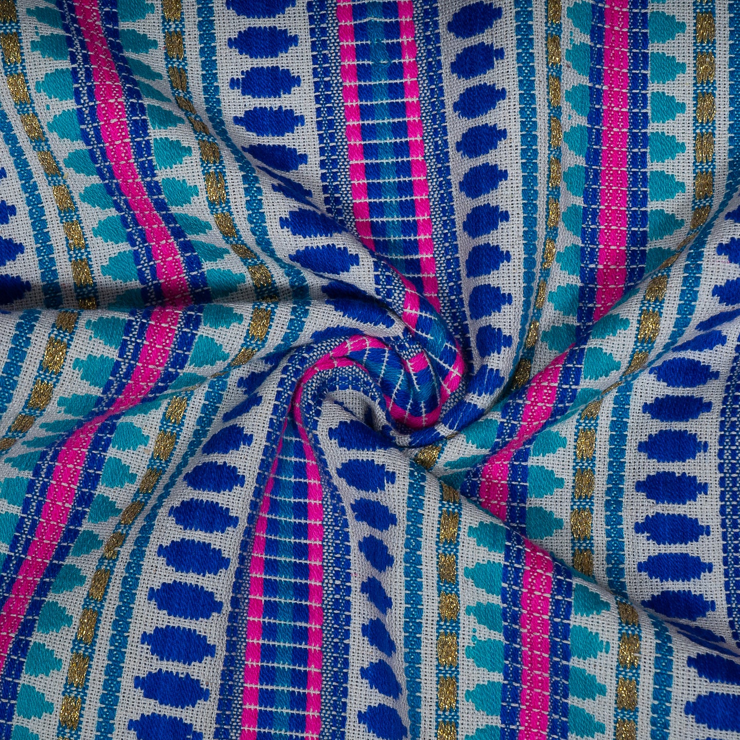 Blue Capsule Cotton Acrylic Jacquard (Sku: J-255)