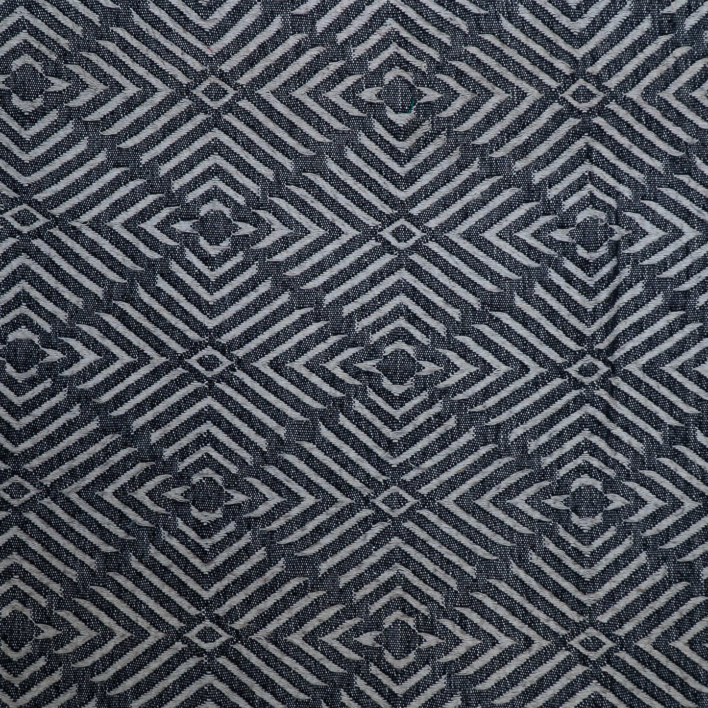 Grey & White Cotton Jacquard (Sku: J-258)