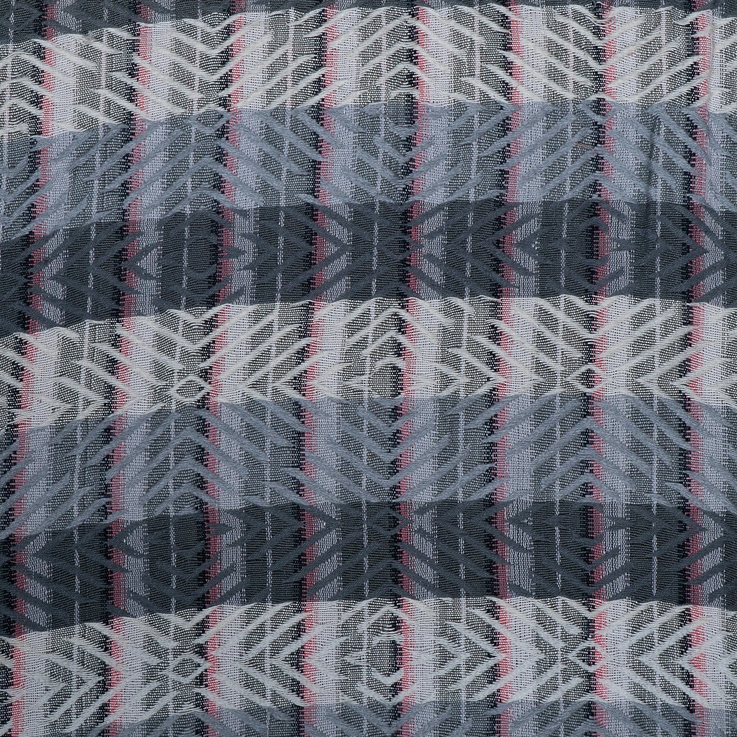 Grey & Green Cotton Jacquard (Sku: J-260)
