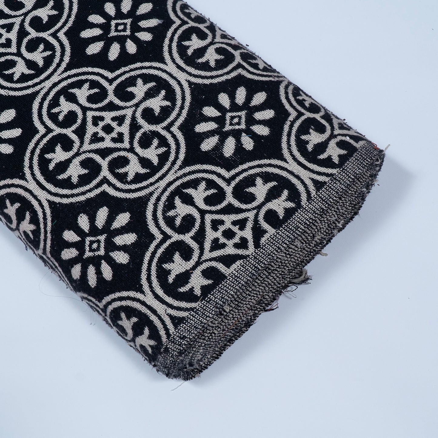 Black & White Cotton Jacquard (Sku: J-353)