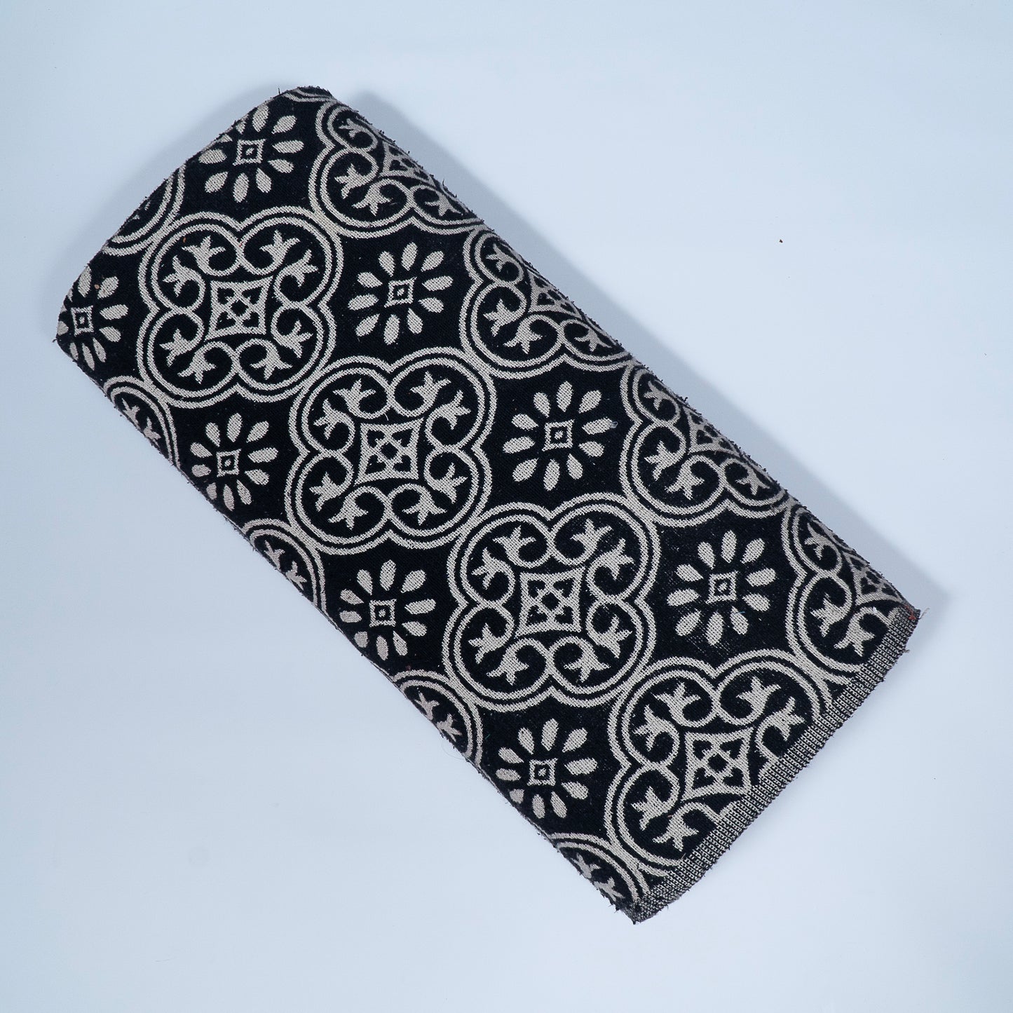 Black & White Cotton Jacquard (Sku: J-353)