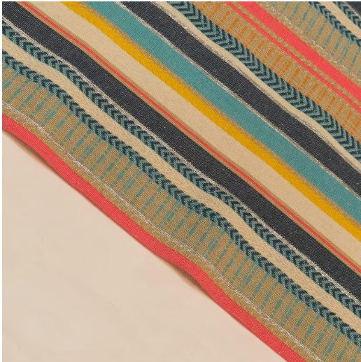 Multicolor Stripe Cotton Lightweight Jacquard (SKU: J-358)