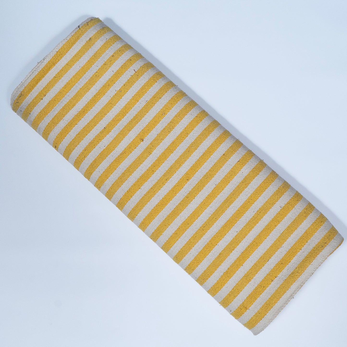 Yellow Cotton Herringbone Stripe Jacquard | SKU: J-360
