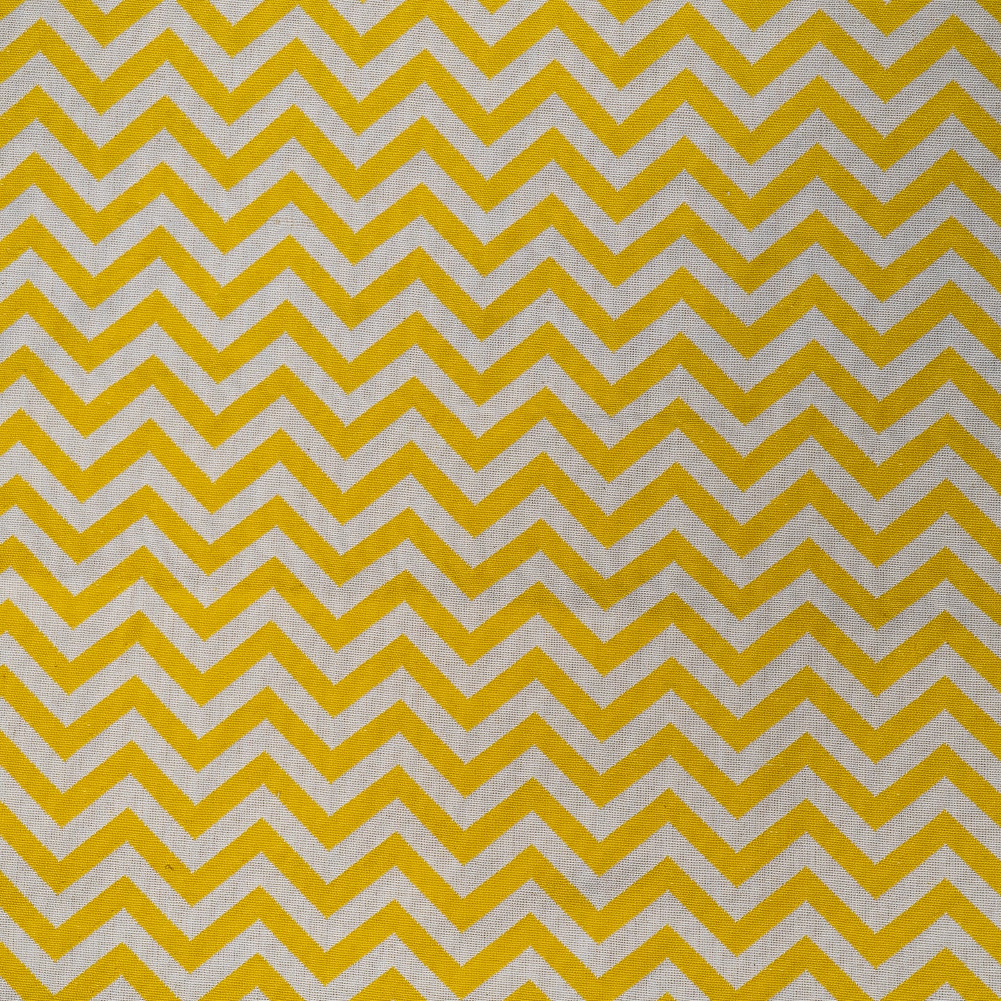 Yellow & White Chevron Cotton Jacquard (Sku: J-372)