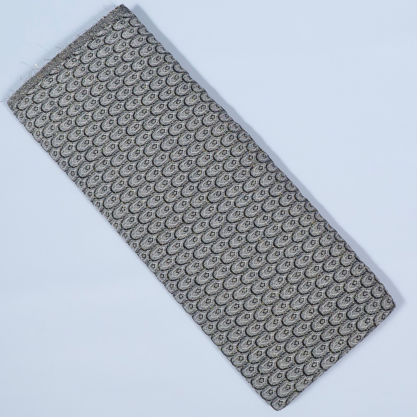 Grey Cotton Blend Lurex Jacquard (Sku: J-412)