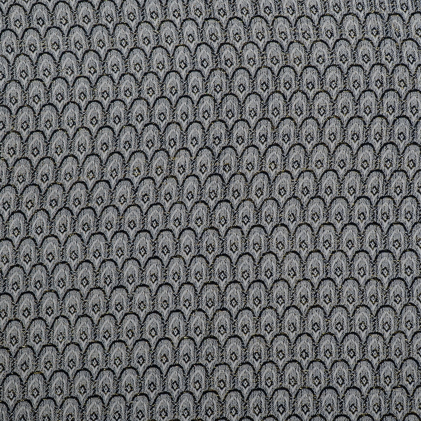 Grey Cotton Blend Lurex Jacquard (Sku: J-412)