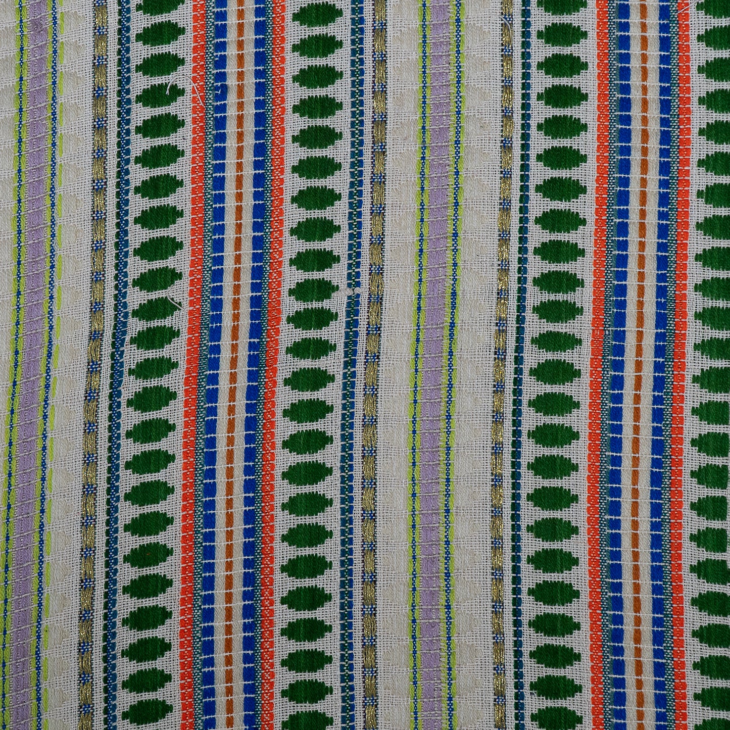 Green Cotton Blend Capsule Jacquard (Sku: J-458)