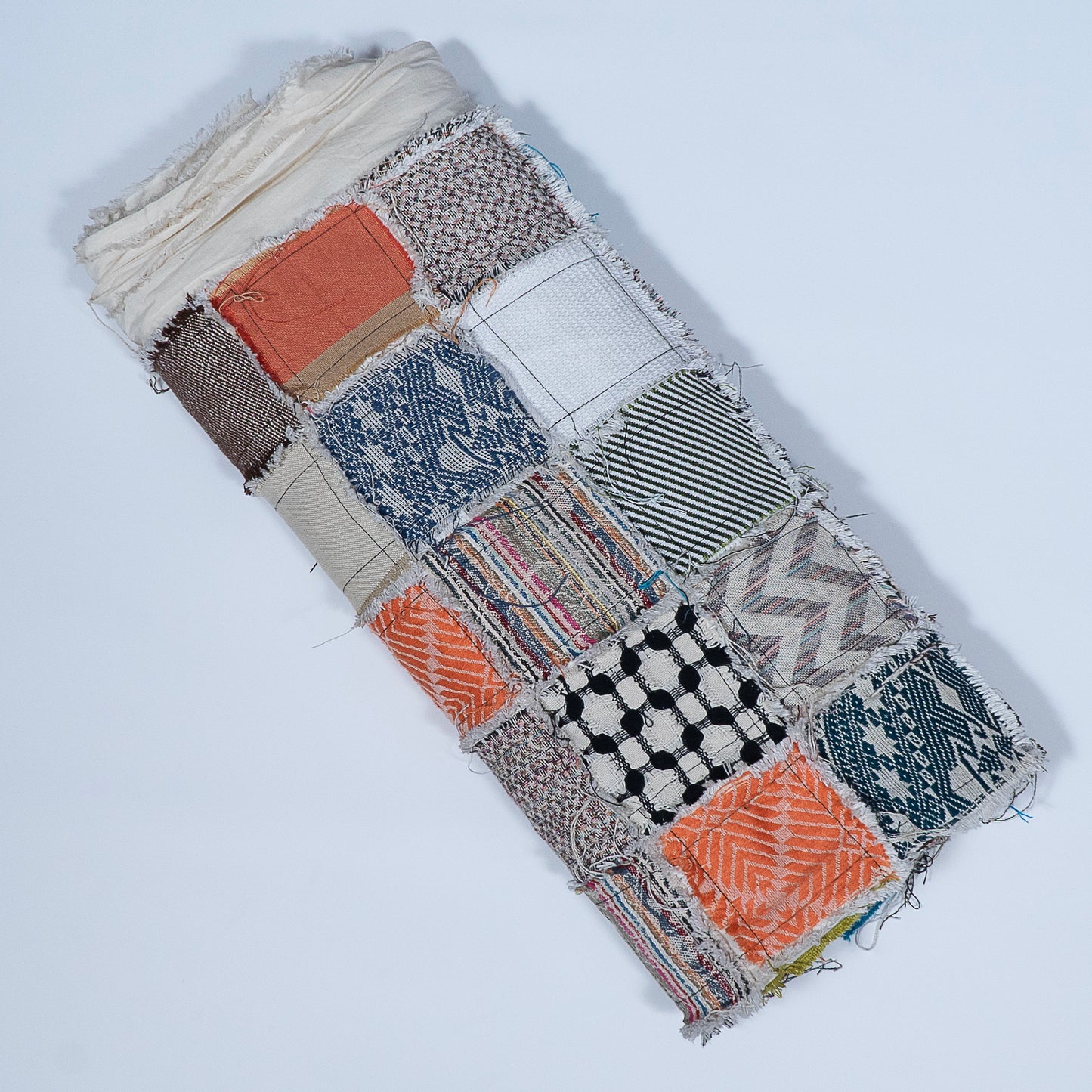 Multicolor Patchwork Cotton Jacquard (Sku: J-513)