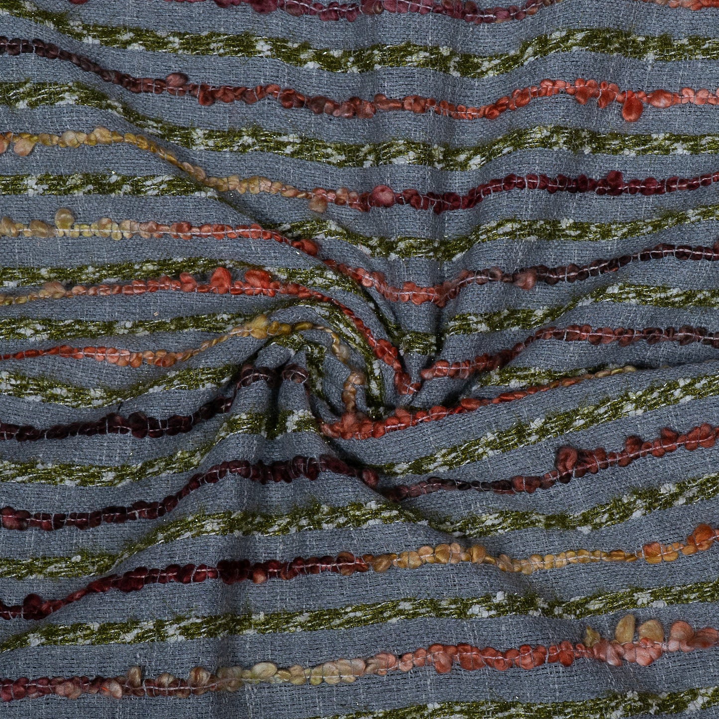 Multicolor Designer Cotton Jacqaurd Fabric (Sku: J-525)